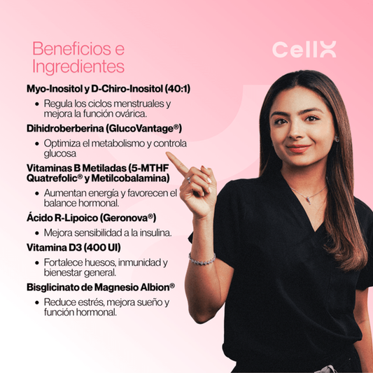 Elara | Complejo Femenino con Inositoles y Quatrefolic® | Bienestar diario | 120 cápsulas