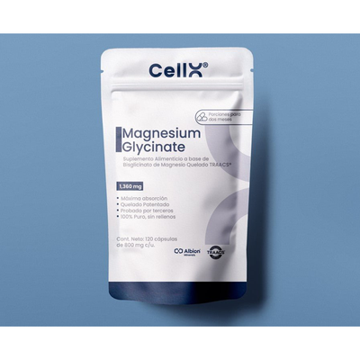 Magnesio Glicinato Bisglicinato TRAACS® — Sueño y Energía Celular | CellX México