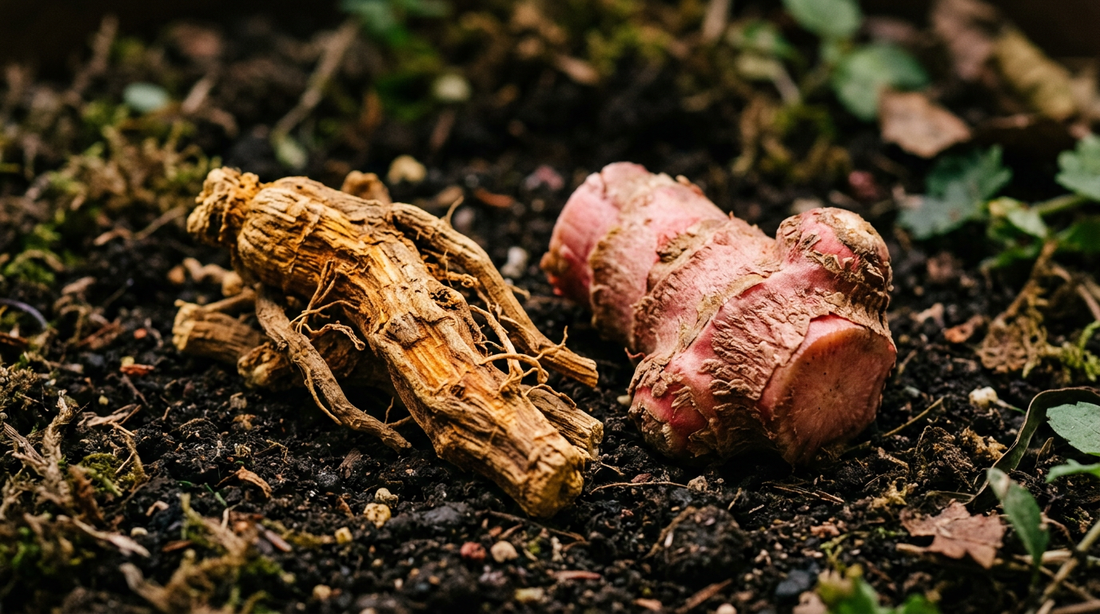 Raíces adaptógenas editoriales — ashwagandha y rhodiola para el estrés crónico en México