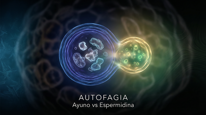 Autofagia ayuno espermidina — espermidina vs ayuno intermitente autofagia celular México