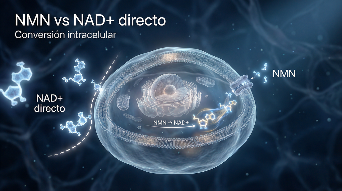 NMN vs NAD+ editorial — cuál elegir para elevar NAD celular en México