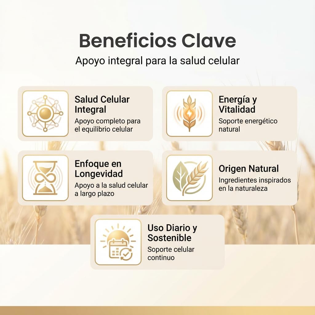 Espermidina | Con Taurina y Resveratrol | Bienestar diario | 60 cápsulas - CellX México