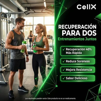 Post - Workout | BCAA 2:1:1, Glutamina y ALCAR de CellX | Mezcla para después del entrenamiento | Polvo - CellX México