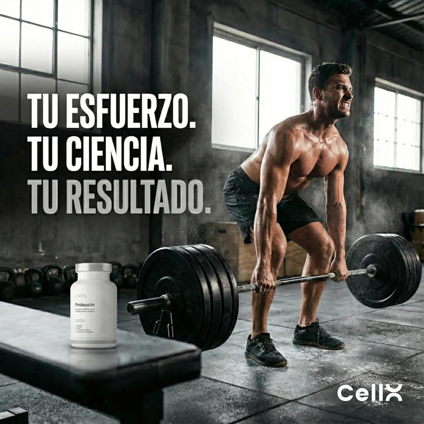 Proleucin | Complejo de L - Leucina Dipéptida (DL185™ & Ramps®) | Bienestar activo | 90 cápsulas - CellX México