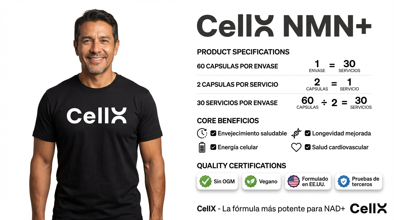 NMN 1000 mg – Fórmula de Bienestar Diario