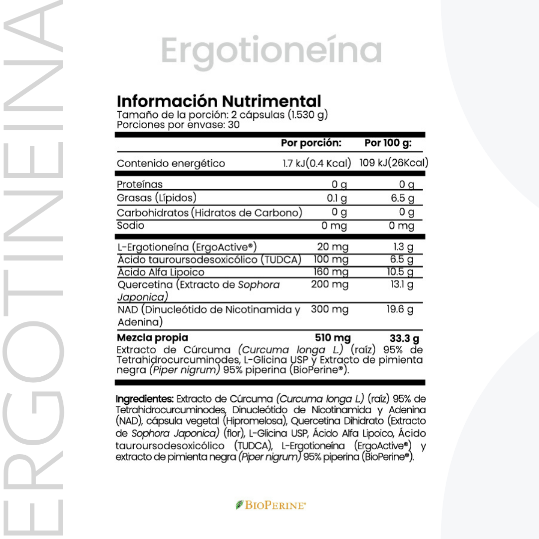 Ergotioneína - CellX México