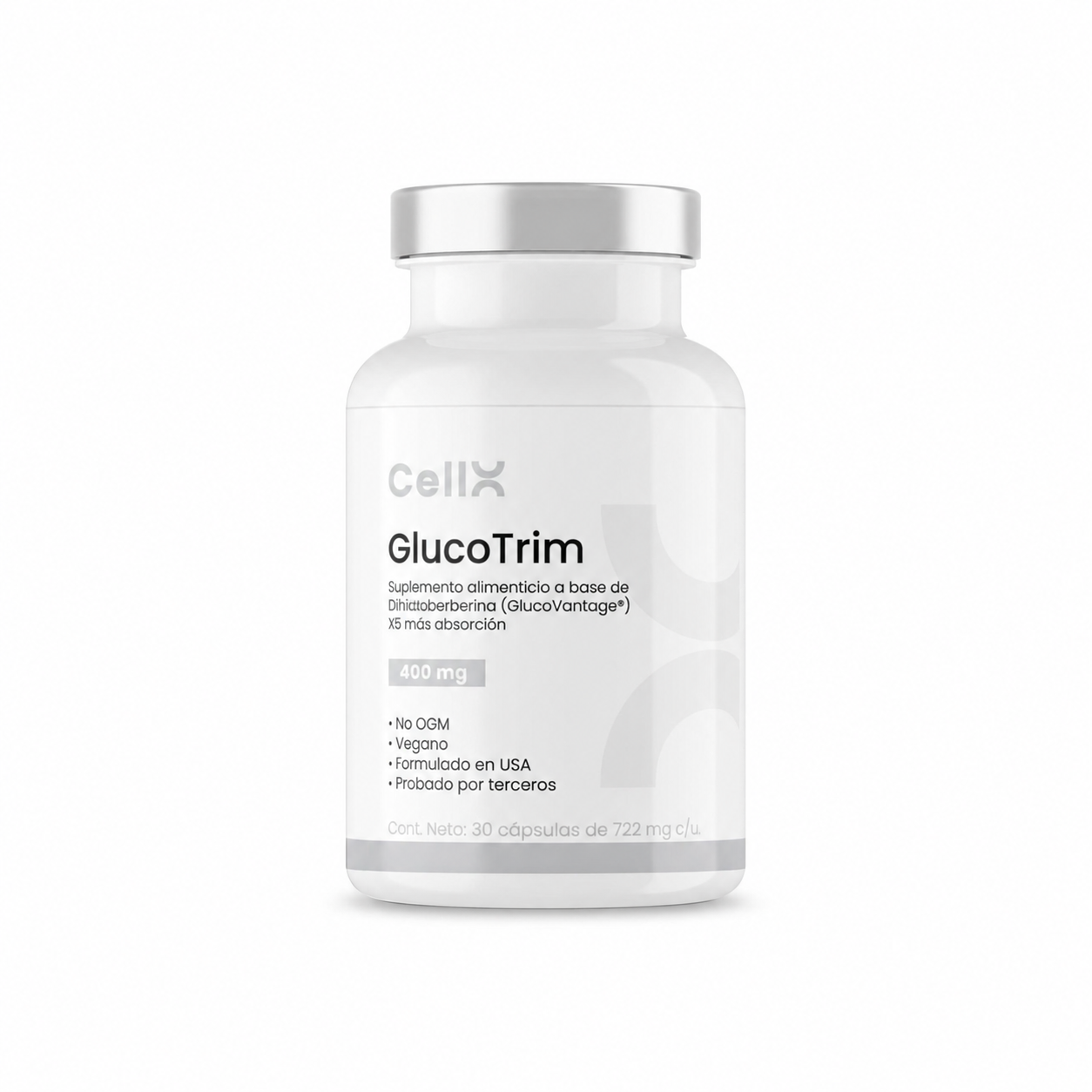 GlucoTrim | Apoyo GLP-1 Natural con Berberina Avanzada (DHB) GlucoVantage®