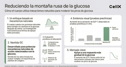 GlucoShield | Nextida™ GC 5 g y AstraGin® | Control de glucosa postcomida | Polvo - CellX México