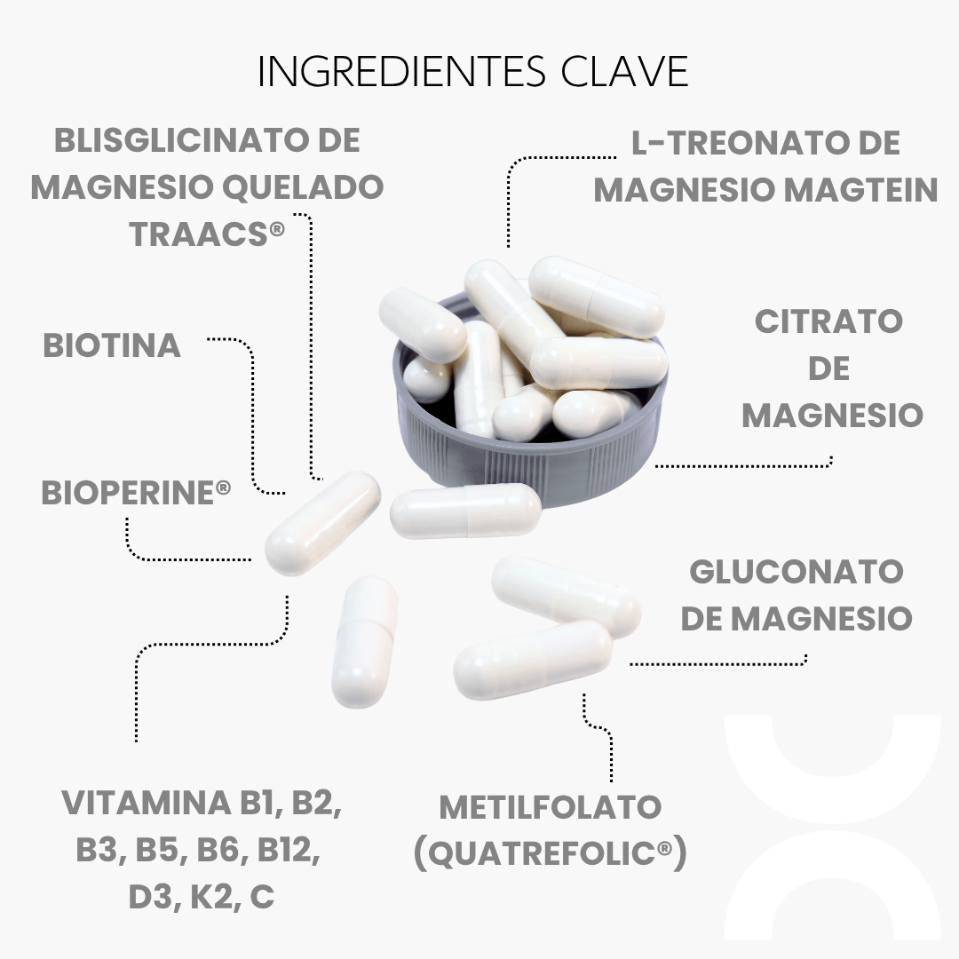 Magnesium Ultra | Complejo de Magnesio y Vitaminas B | Bienestar diario | 90 cápsulas - CellX México