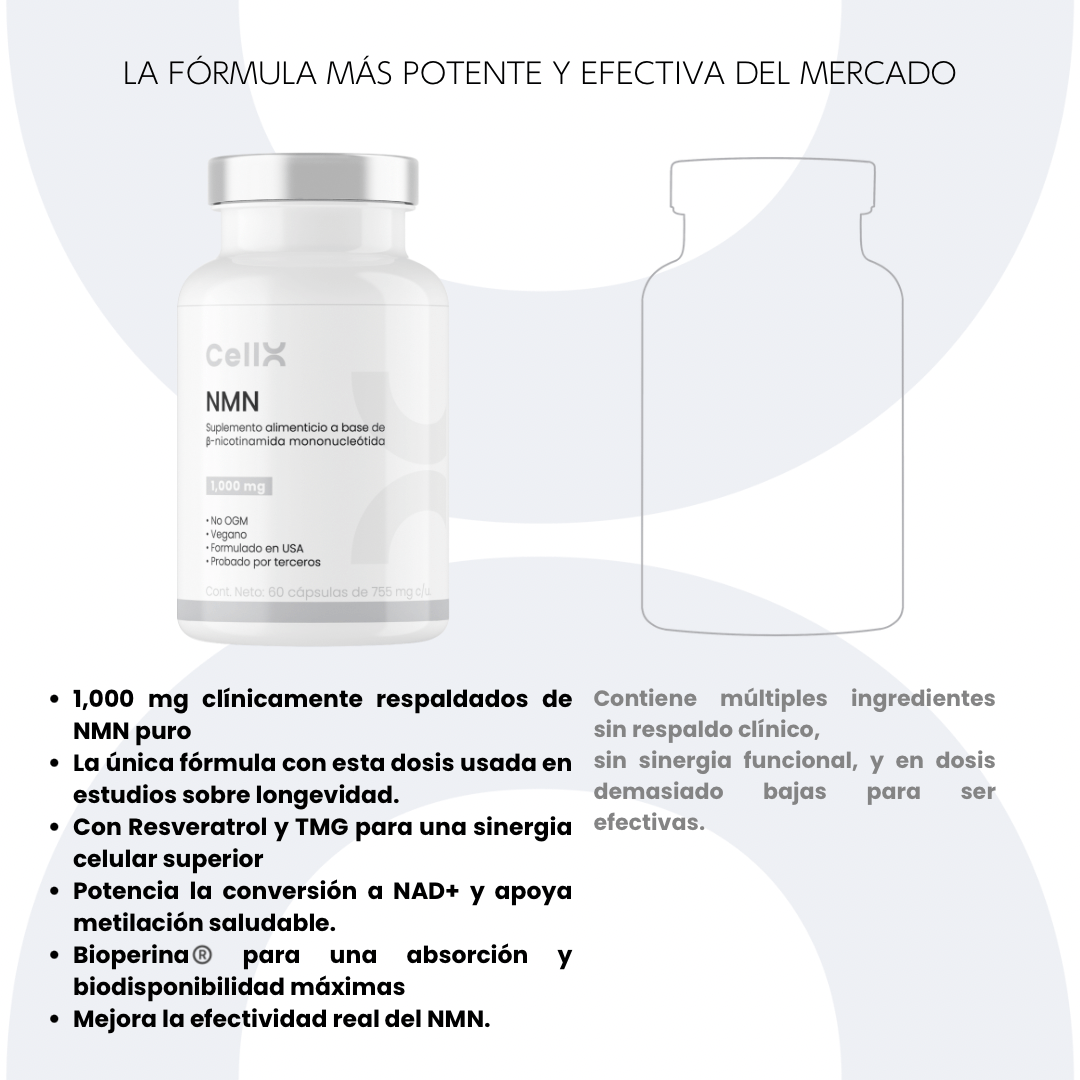 NMN - NAD+ Booster - CellX México