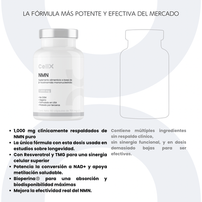 NMN - NAD+ Booster - CellX México