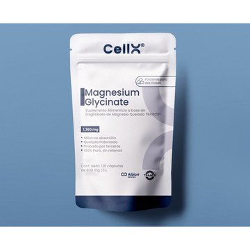 Magnesio Glicinato Bisglicinato TRAACS® — Sueño y Energía Celular | CellX México