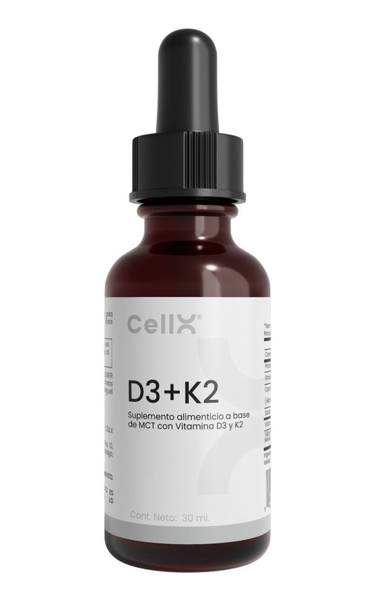 Vitamina D3 + K2 - CellX México