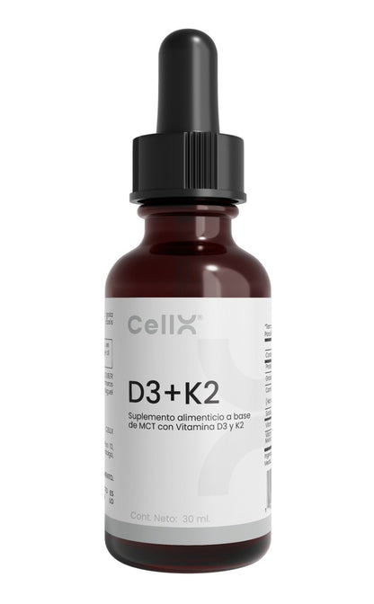 Vitamina D3 + K2 - CellX México