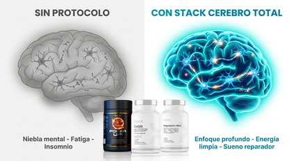 Stack Cerebro Total | Power Up! + CoQ10 + Magnesium Ultra