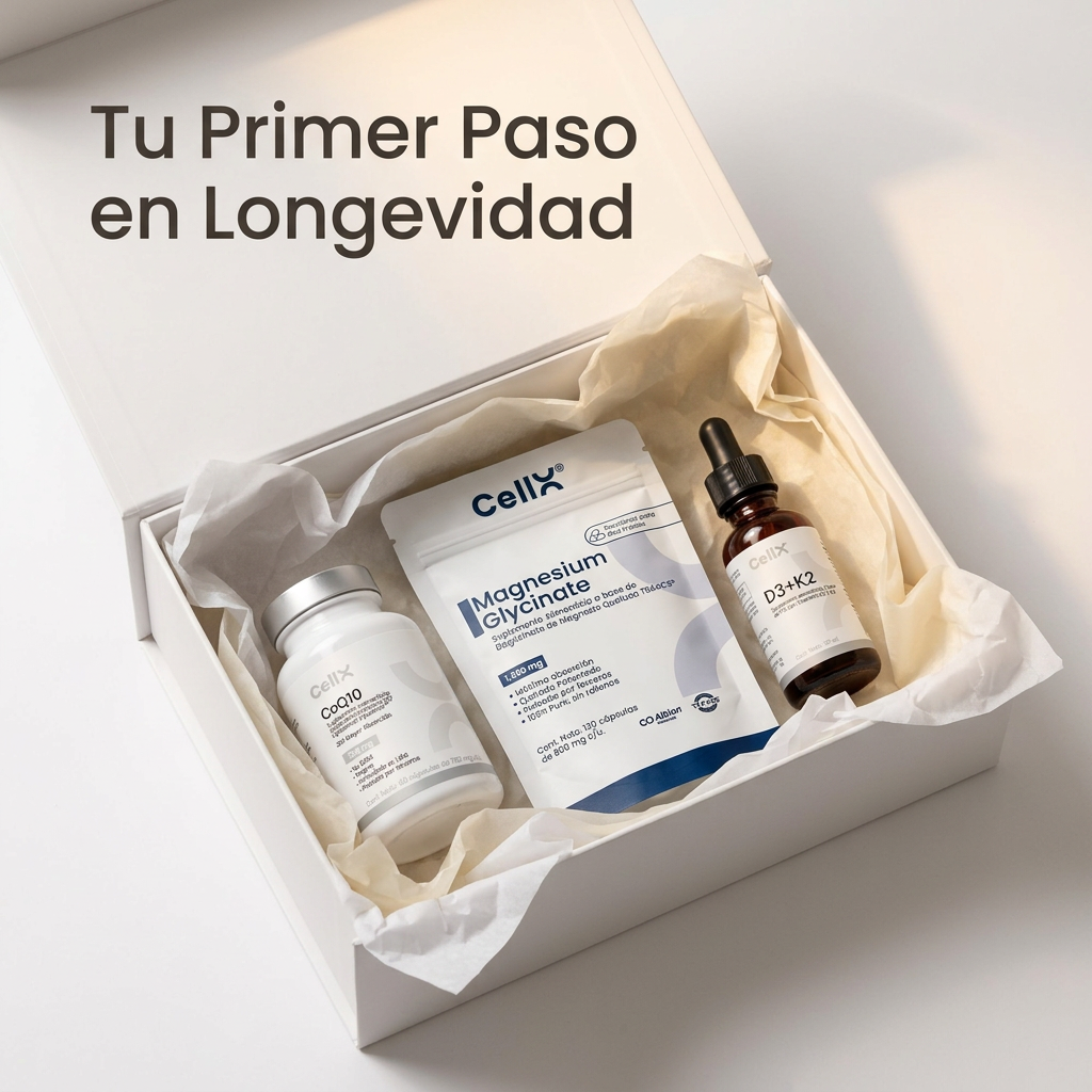Stack Primer Paso | Magnesio + D3+K2 + Quercetina