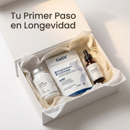 Stack Primer Paso | Magnesio + D3+K2 + Quercetina
