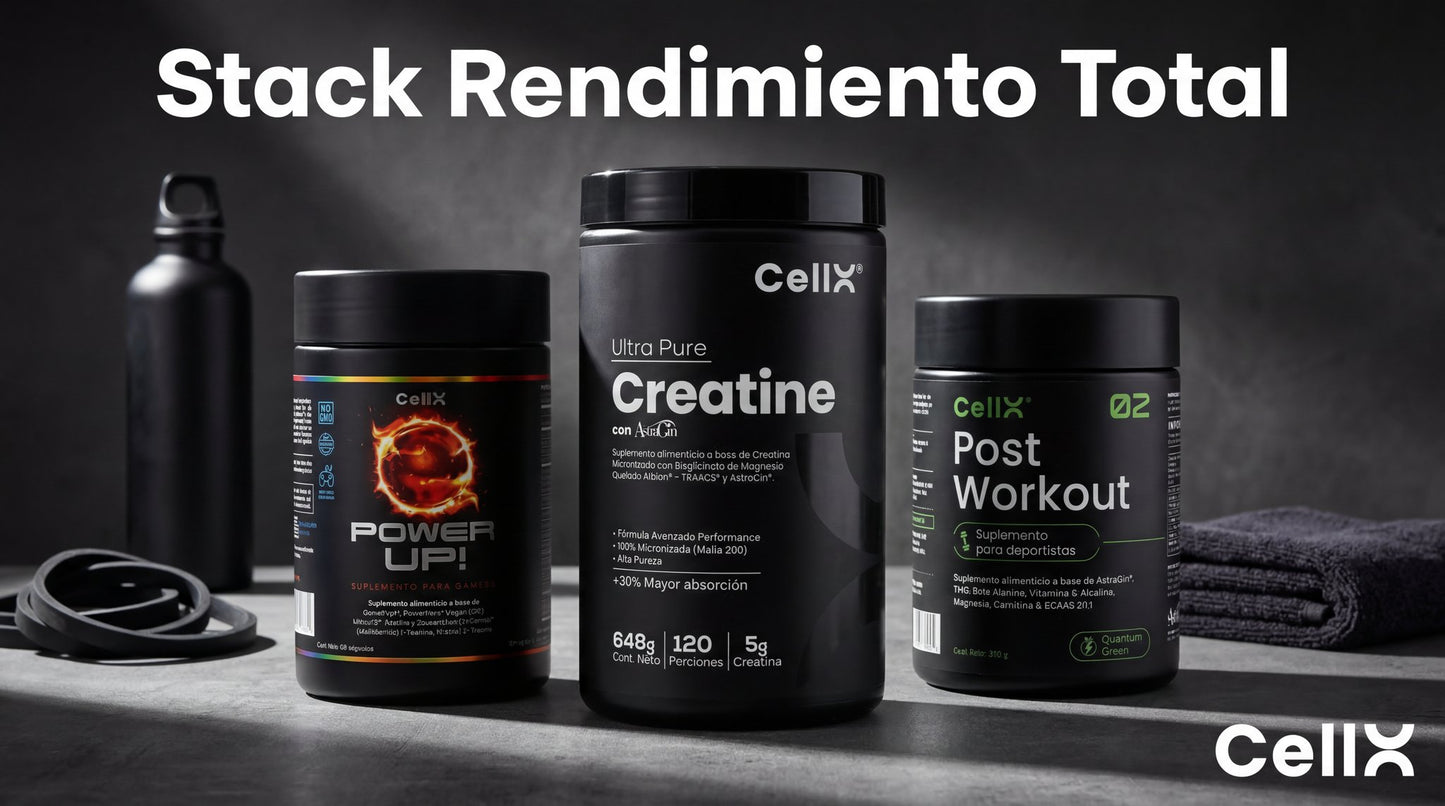 Stack Rendimiento Total | Creatina + Power Up! + Post-Workout