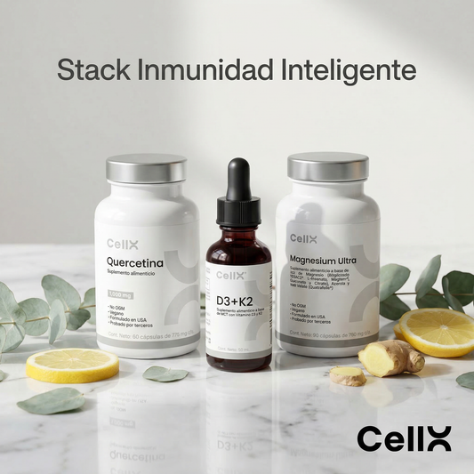 Stack Inmunidad Inteligente | Quercetina + D3+K2 + Magnesium Ultra