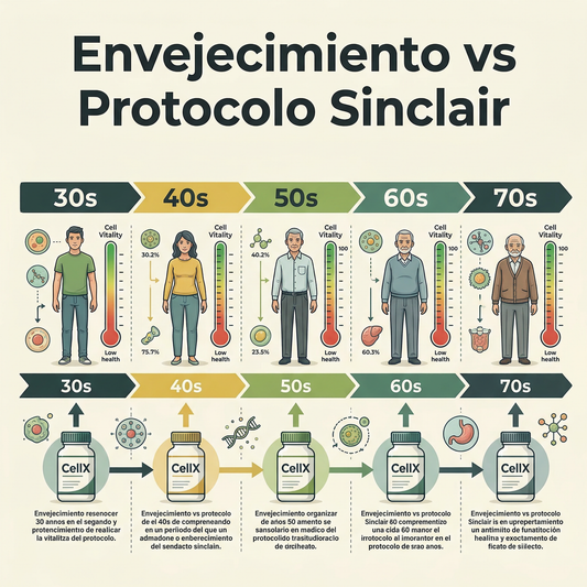 Stack Protocolo Sinclair Completo | NMN + Resveratrol + Apigenina + Espermidina + TMG