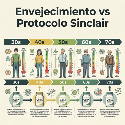 Stack Protocolo Sinclair Completo | NMN + Resveratrol + Apigenina + Espermidina + TMG