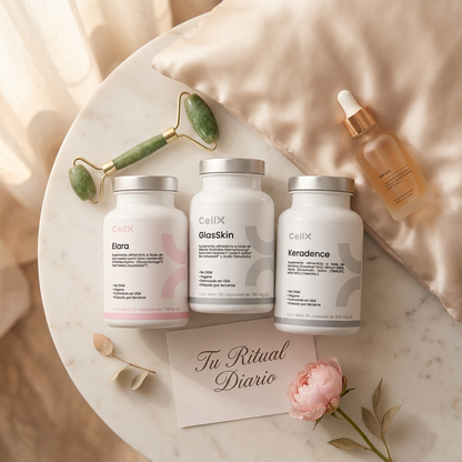 Stack Mujer 360° | GlasSkin + Keradence + Elara + Magnesium Ultra