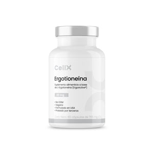 CellX Ergotioneina ErgoActive frasco suplemento longevidad