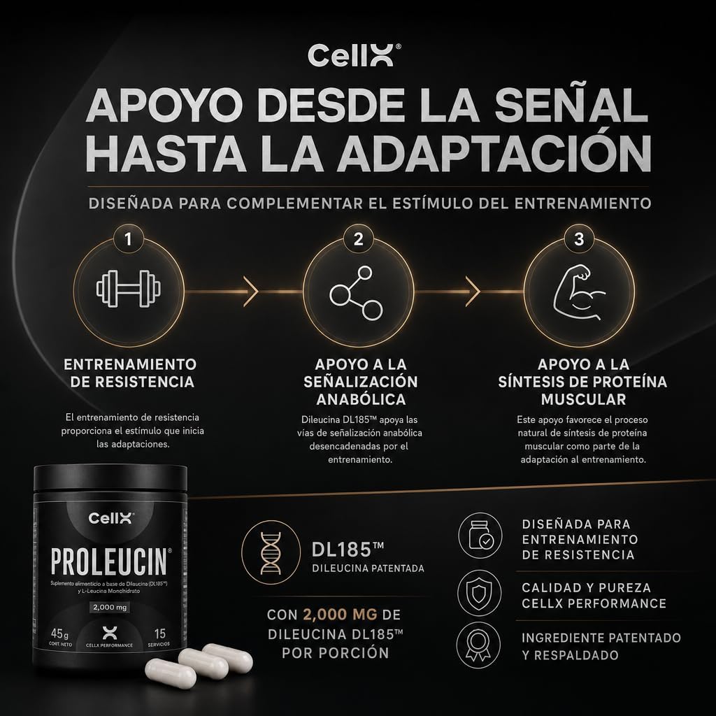 Proleucin CellX | Dileucina DL185™ | 45 cápsulas | 15 porciones