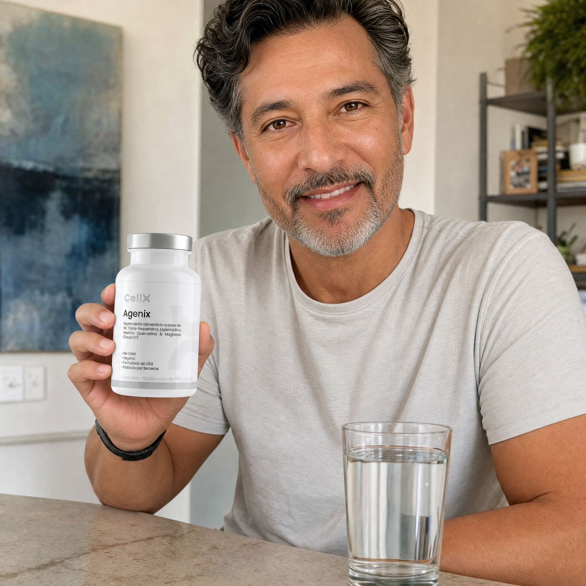 Agenix — stack antiedad todo-en-uno