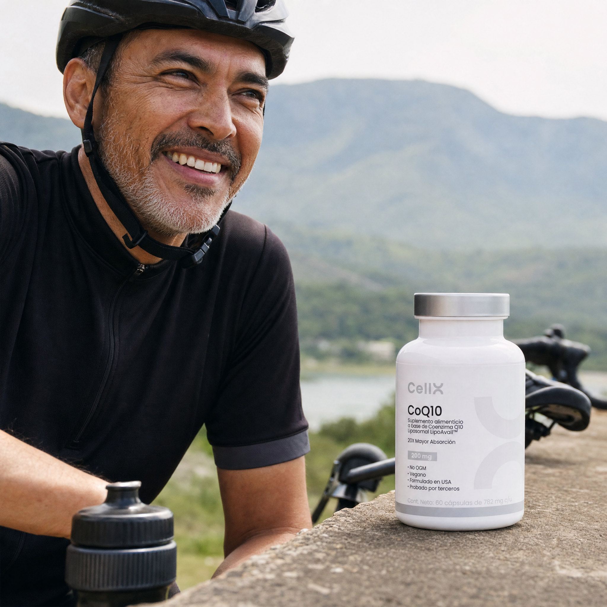 CoQ10 CellX — energía celular y salud cardiovascular