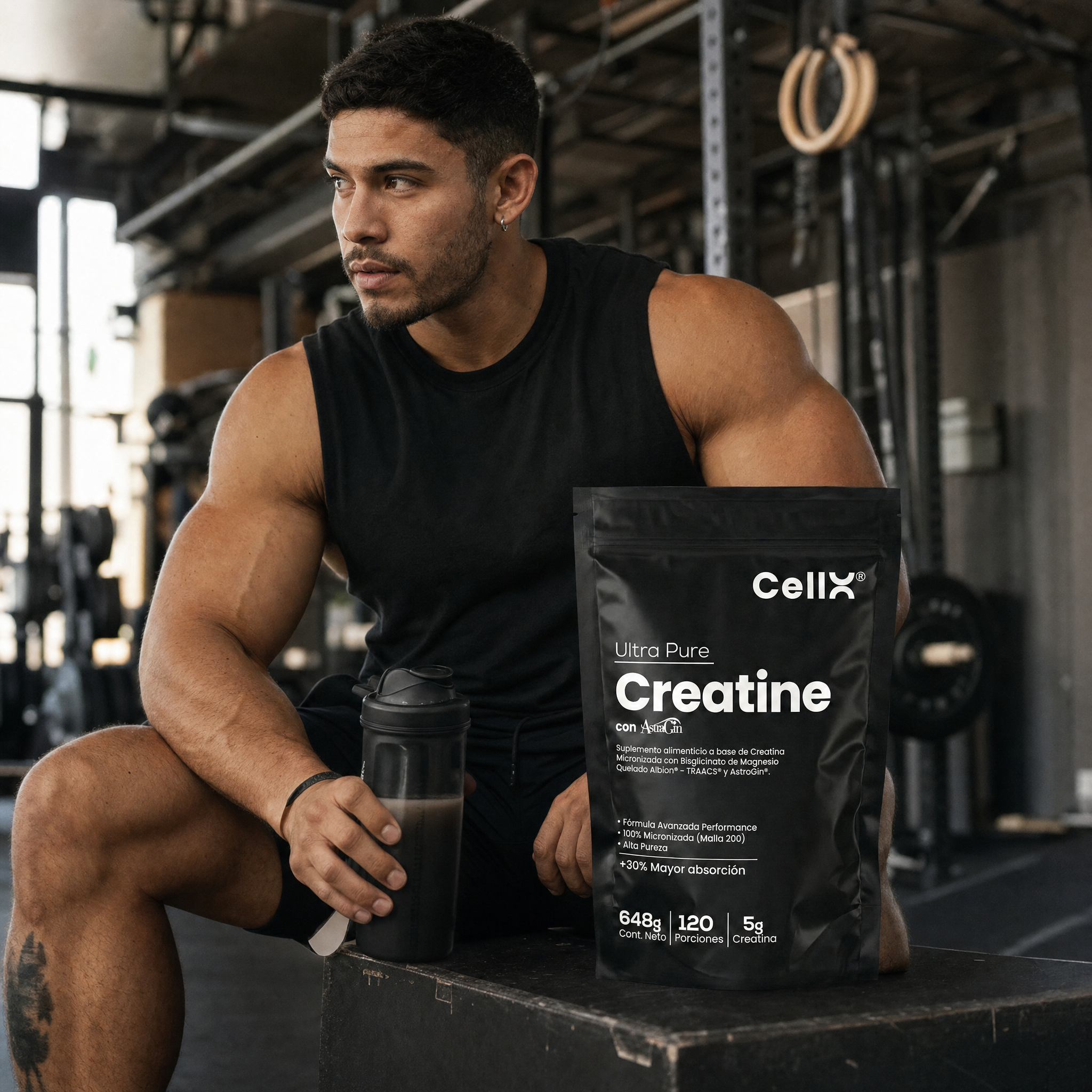 Ultra Pure Creatine — creatina premium con mejor absorción