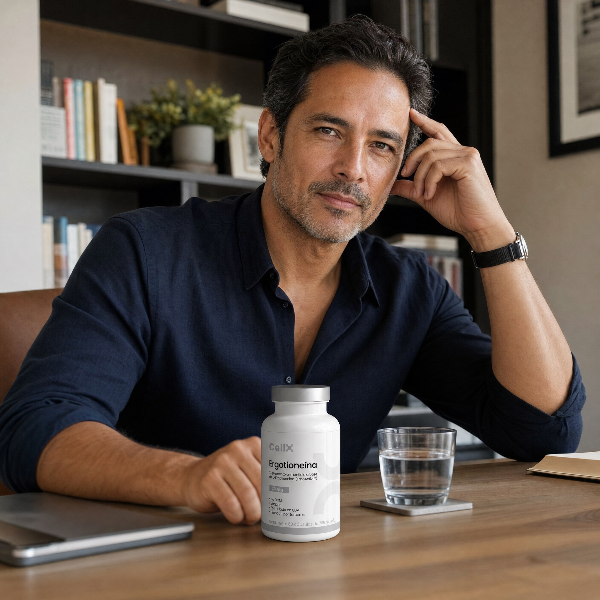 Ergotioneina CellX — antioxidante para longevidad celular